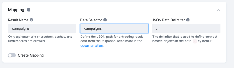 Selector
